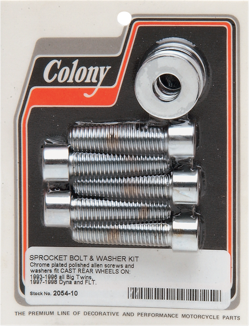 COLONY - 2054-10 - Mounting Hardware Kit with Washers - Sprocket/Belt Pulley - Socket-Head - 1-3/4"