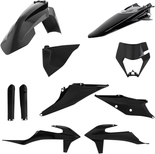 ACERBIS - 2791540001 - Full Body Kit - Black - KTM - EX/XC '20-'23