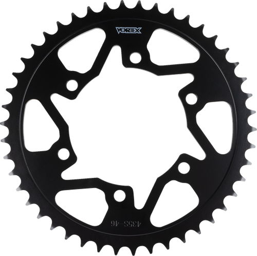 VORTEX - 435S-46 - Rear Sprocket - 46 Tooth - Black - Yamaha
