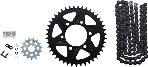 VORTEX - CK4212 - Chain and Sprocket Kit - GFRA - Black - Kawasaki Ninja ZX-6R