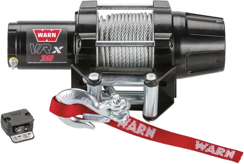WARN - 101035 - VRX 35 Winch - Handlebar Rocker Switch - Wire Rope - 50'