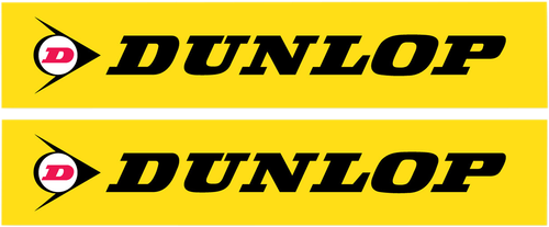 FACTORY EFFEX - 02-7065 - FX Swingarm Sticker - Dunlop - Yellow
