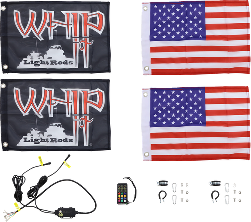 WHIPITLIGHTRODS - MAG-CHSBTR-152 - 5' Light Rod - Bluetooth - RGB - Magnetic Base