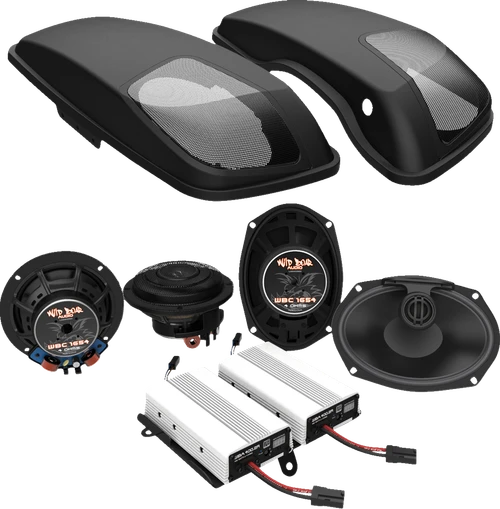 WILD BOAR AUDIO - WBA 800.4SG KIT - Speaker/Amplifier Lid Kit - FLHT