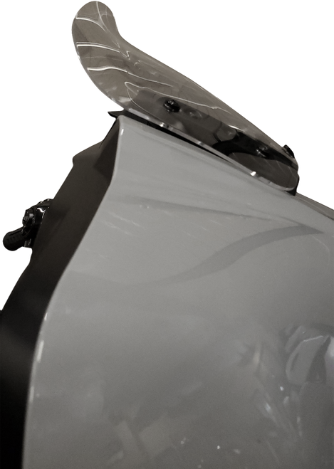 WIND VEST - 58-1000 - Windshield - 10-1/2” - Clear - FLHX, FLHXSE