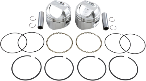 WISECO - K1623 - Piston Kit - Standard - High Compression - Big Twin 1340 cc 80”