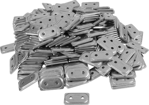 WOODY'S - ADG-3775-250 - Support Plates - Grand Digger - Natural - Double - 250 Pack