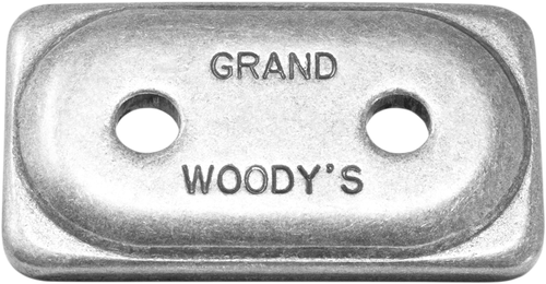 WOODY'S - ADG-3775-250 - Support Plates - Grand Digger - Natural - Double - 250 Pack