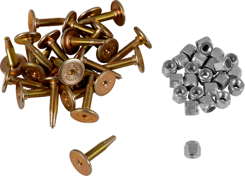 WOODY'S - GDP6-1325-S - Carbide Studs - Gold Digger Traction Master - 1.325”” - 24 Pack