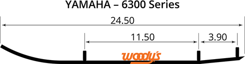 WOODY'S - EYV3-6300 - Extender Trail III Flat-Top Runner - Yamaha