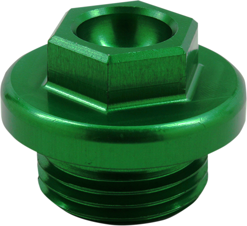 WORKS CONNECTION - 24-198 - Oil Fill Plug - Green - Kawasaki/Suzuki