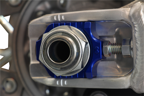 WORKS CONNECTION - 17-265 - Elite Axle Block - Blue - Yamaha