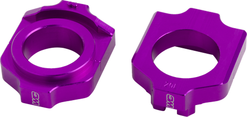 WORKS CONNECTION - 17-P221 - Elite Axle Block Kit - Purple - Honda