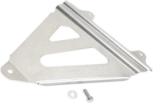 WORKS CONNECTION - 18-046 - Radiator Brace Set - Silver - Kawasaki/Suzuki