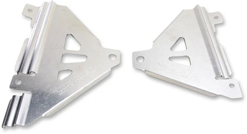 WORKS CONNECTION - 18-299 - Radiator Brace Set - Silver - Kawasaki