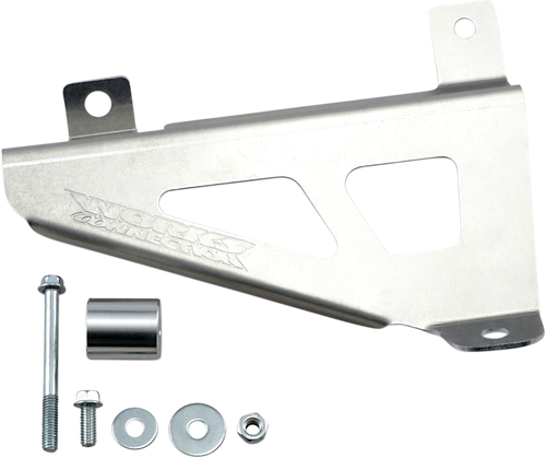 WORKS CONNECTION - 18-126 - Radiator Brace Set - Silver - Yamaha