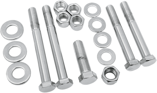 COLONY - 8806-17 - Hardware Kit - Motor Mount Bolts/Nuts/Washers - Chrome - '70-'84 Harley-Davidson