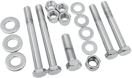 COLONY - 8806-17 - Hardware Kit - Motor Mount Bolts/Nuts/Washers - Chrome - '70-'84 Harley-Davidson