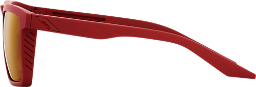 100% - Renshaw Glasses - Soft Tact Crimson