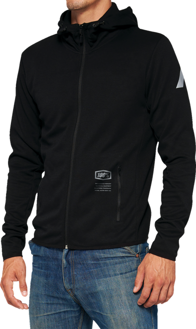 100% - Viceroy Tech Zip Hoodie - Black
