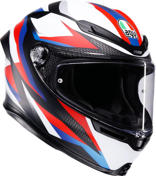 AGV - K6 S Helmet - Timewarp - Matte Black/Red/Blue