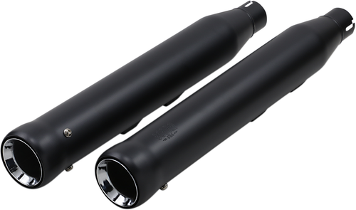 COBRA - 6042B - Neighbor Hater Slip-On Mufflers - 3" - Raven Black - FLSTN