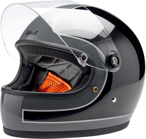 BILTWELL - Gringo S Helmet - Tracker - Gloss Storm Gray/Black