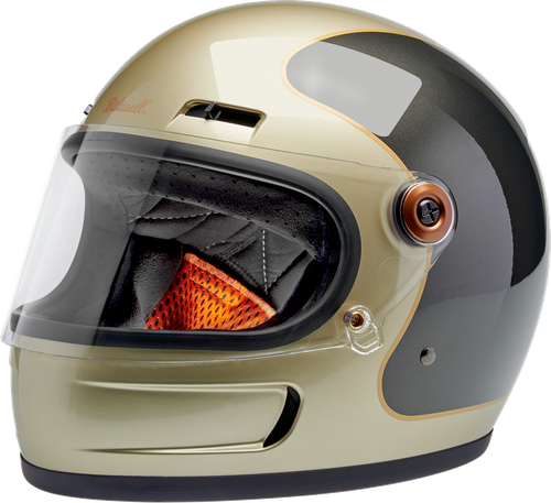 BILTWELL - Gringo SV Helmet - Tracker - Gloss Metallic Champagne/Charcoal