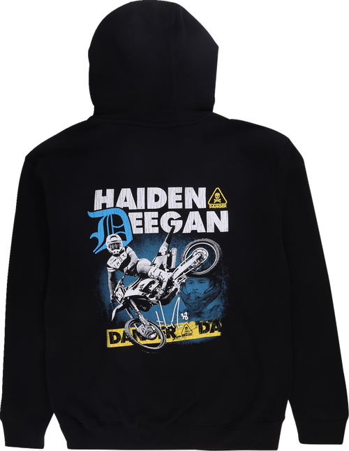 DEEGAN APPAREL - Caution Hoodie - Black