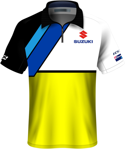 FACTORY EFFEX - Suzuki Team Pit Shirt - Yellow/Black/White