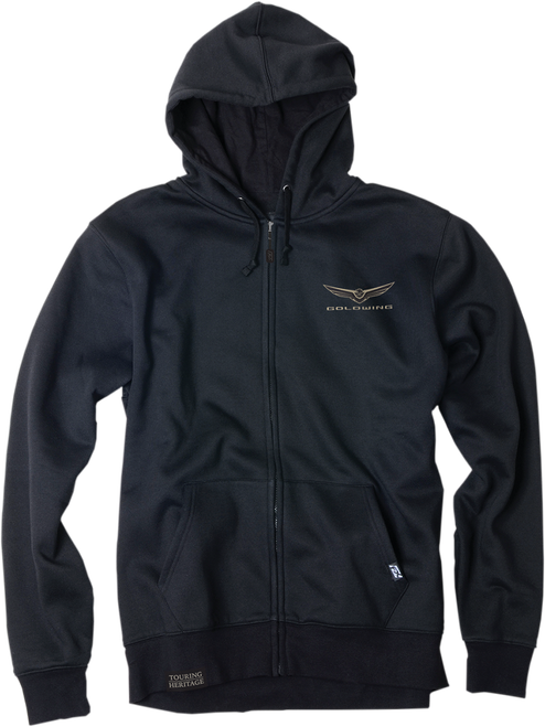 FACTORY EFFEX - Goldwing Icon Zip-Up Hoodie - Black