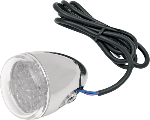 CHRIS PRODUCTS - 8887C-LED-R - Turn Signal - Red LED - Chrome/Clear