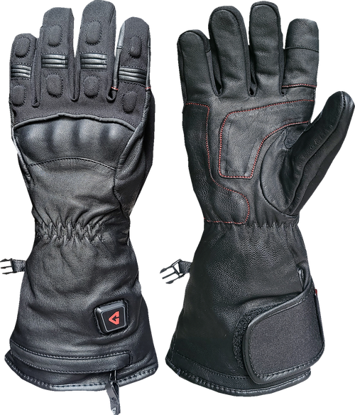 GERBING HEATED CLOTHING - 7 V Hard Knuckle Battery Heated Gloves - Black