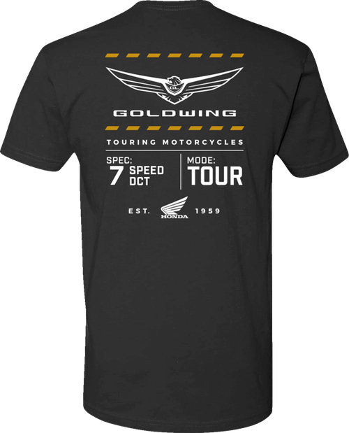 HONDA APPAREL - Goldwing Tour T-Shirt - Black