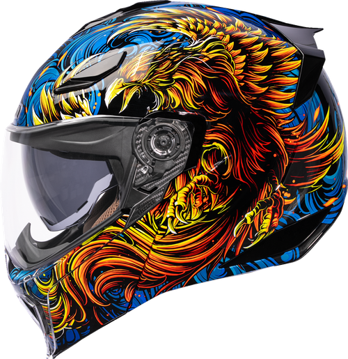 ICON - Threshold&trade; Modular Helmet - Burn Birdie Burn - Blue