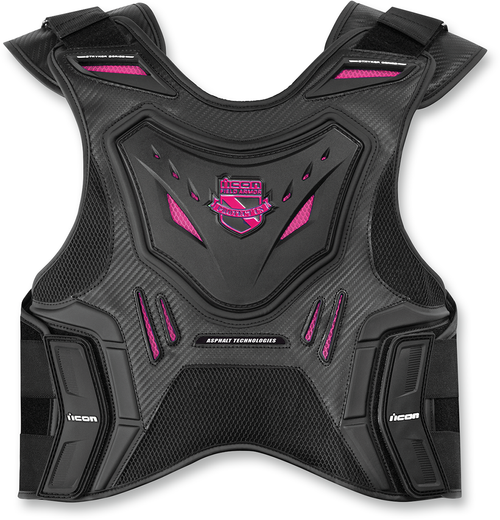 ICON - Women's Field Armor Stryker™ Vest - Black/Pink