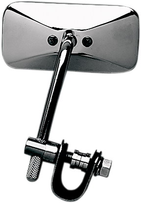 EMGO - 20-34822 - Mirror - Side View - Classic/Rectangle - Standard Stem - Left/Right - Clamp-On - Each