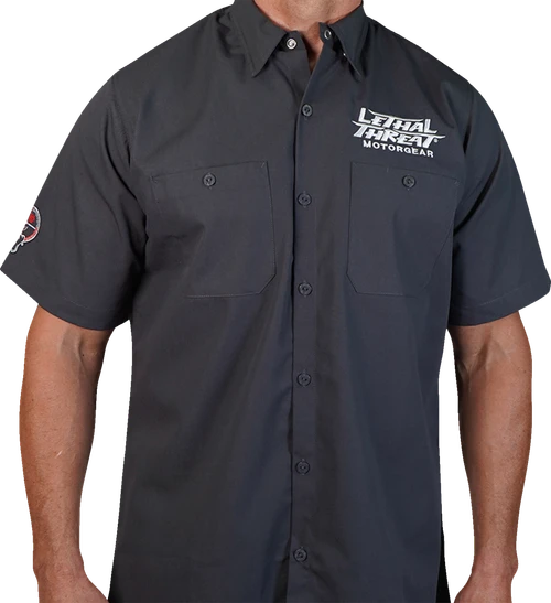 LETHAL THREAT - Fabrication Monster Shop Shirt - Gray