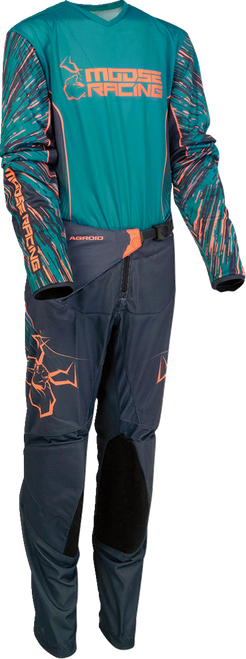 MOOSE OFFROAD - Youth Agroid Vented Jersey - Blue/Orange