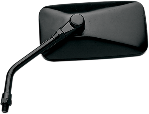 EMGO - 20-42448 - Mirror - Cruiser - Side View - Rectangle - Black - Left/Right - Each