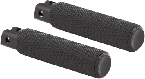 ARLEN NESS - 07-942 - Passenger Knurled Foot Pegs - Black - FX/FL '18-'25