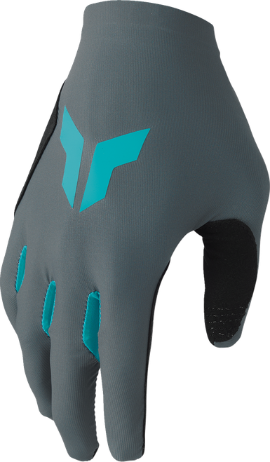 THOR - Women's Sportmode Iconic Gloves - Gray/Aqua
