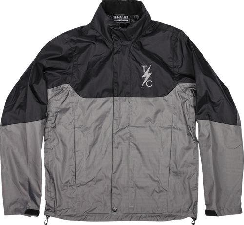 THRASHIN SUPPLY CO. - Mission WP Rain Jacket - Black/Gray
