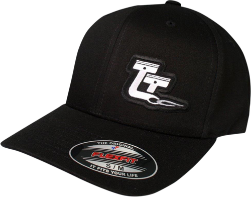 THROTTLE THREADS - Throttle Threads Curved Bill Hat - Black