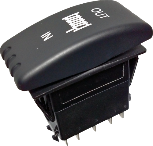 Winch Rocker Switch - Black