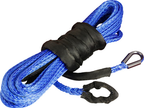 Winch Synthetic Rope - Black | Blue