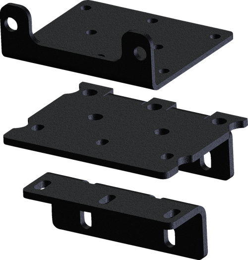 Winch Mounting Kit - Powder-Coated | Black