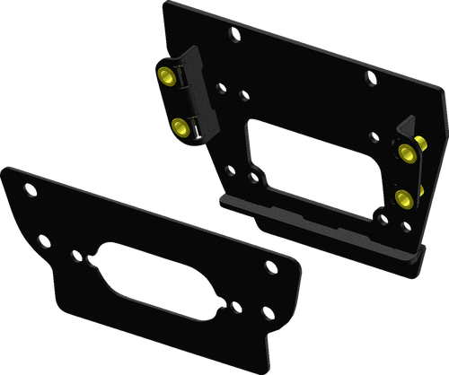 Winch Mounting Kit - Black | Powder-Coated