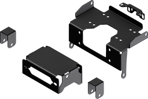 Winch Mounting Kit - Black | Powder-Coated