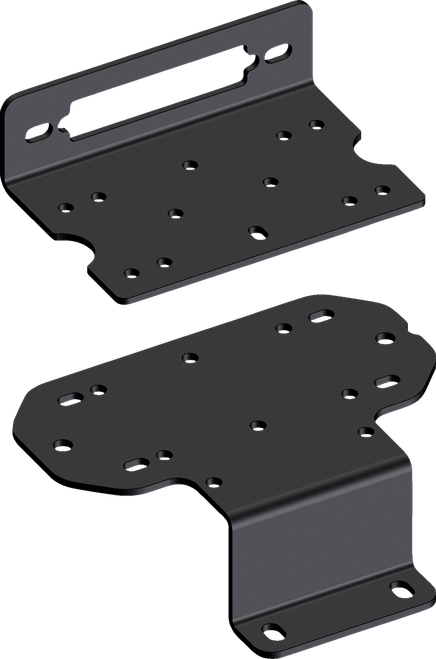 Winch Mounting Kit - Black | Powder-Coated